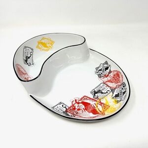 Disney Parks Mickey Mouse Chips & Dip Ceramic Dish South America Central America